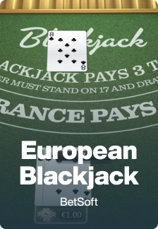 European Blackjack game tile